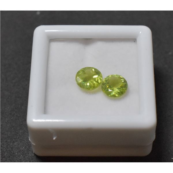 #216-NATURAL GREEN PERIDOT GEMSTONE 1.90CT