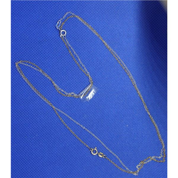 #360-STERLING SILVER NECKLACE & PENDANT 2 pcs