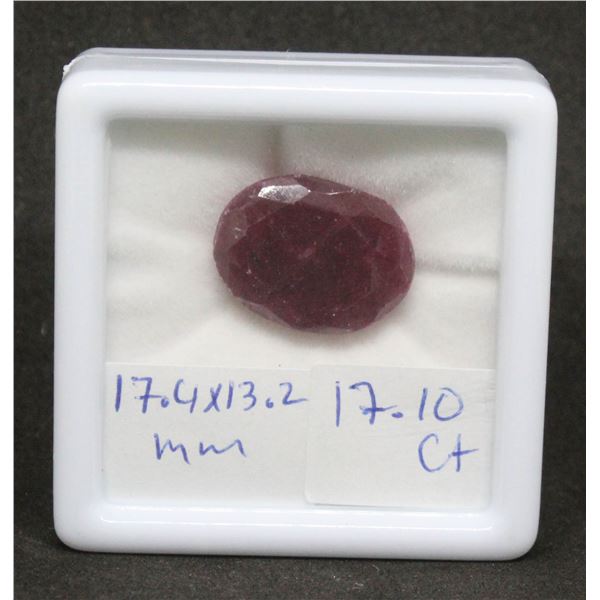 #61-RED BERYLE GEMSTONE 17.10ct