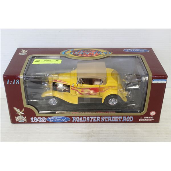 1/18 SCALE 1932 FORD STREET ROD DIECAST