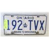 Image 1 : PAIR OF OLD ONTARIO LICENSE PLATES