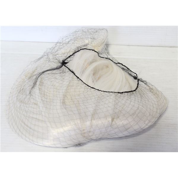 REAL WIG - WHITE SHOULDER LENGTH