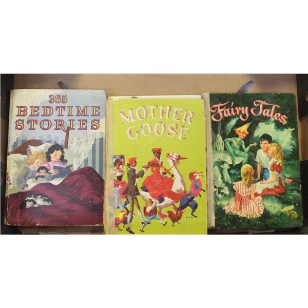 LOT OF 3 1940'S STORYBOOKS MOTHER GOOSE