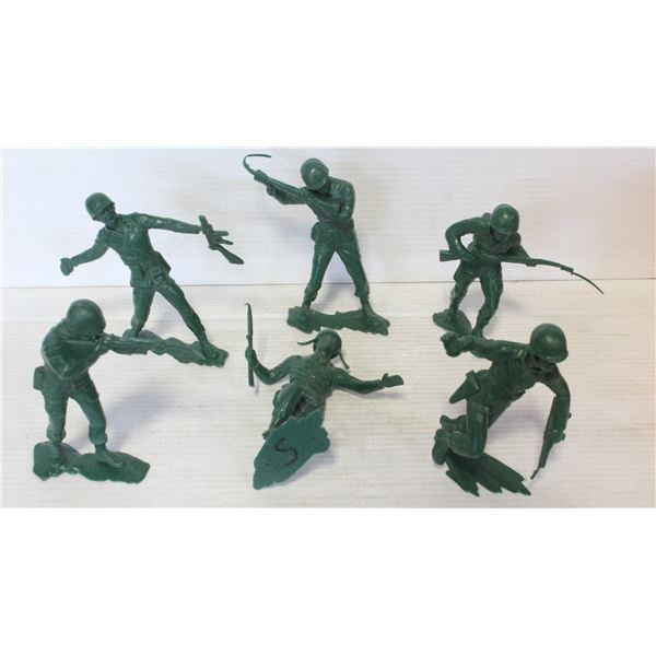 6" VINTAGE ARMY MEN