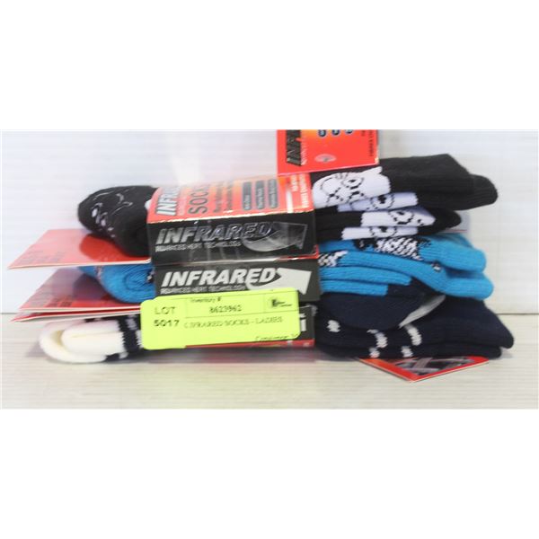 3 PACK IFRARED SOCKS - LADIES