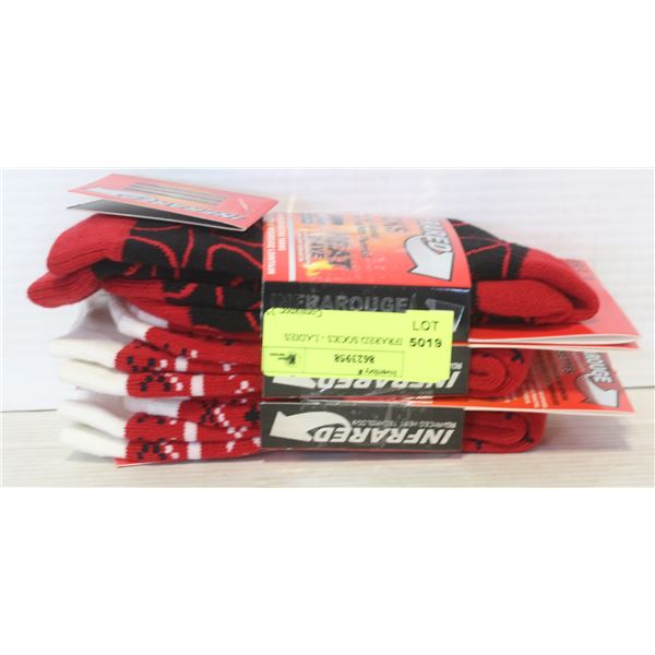 3 PACK IFRARED SOCKS - LADIES