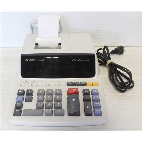 SHARP FULL SIZE ADDING MACHINE