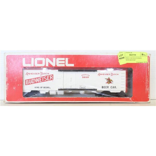 VINT LIONEL O SCALE IN BOX "BUDWEISER REEFER"