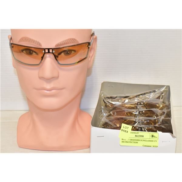 BOX OF DESIGNER SUNGLASSES UV 400 PROTECTION