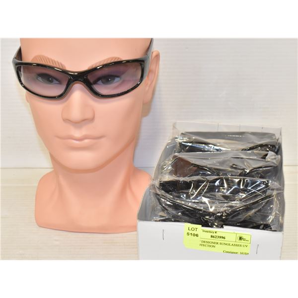 BOX OF DESIGNER SUNGLASSES UV 400 PROTECTION