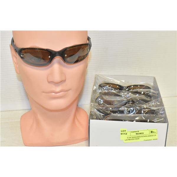 BOX OF DESIGNER SUNGLASSES UV 400 PROTECTION