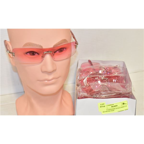 BOX OF DESIGNER SUNGLASSES UV 400 PROTECTION