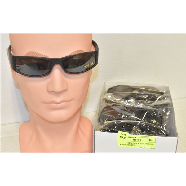 BOX OF DESIGNER SUNGLASSES UV 400 PROTECTION