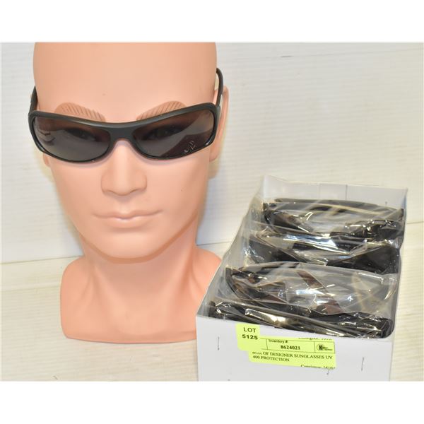 BOX OF DESIGNER SUNGLASSES UV 400 PROTECTION