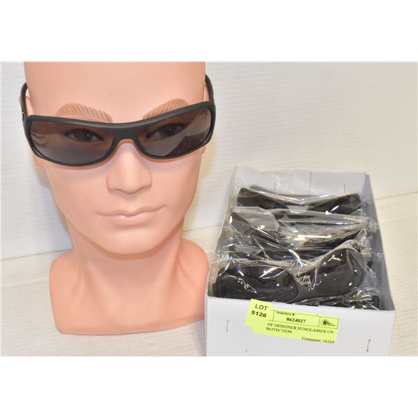 BOX OF DESIGNER SUNGLASSES UV 400 PROTECTION