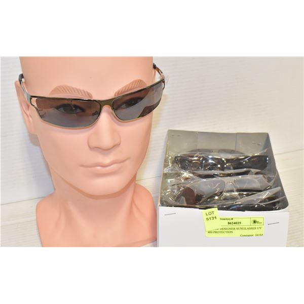 BOX OF DESIGNER SUNGLASSES UV 400 PROTECTION