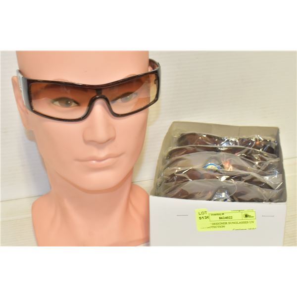 BOX OF DESIGNER SUNGLASSES UV 400 PROTECTION