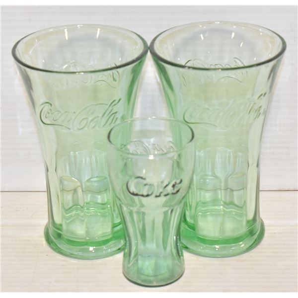 COCA COLA GLASSWARE SET
