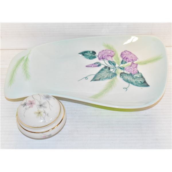 ENGLISH CARLTON WARE HAND PAINTED SERVING TRAY