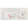 Image 1 : WHITE CERAMIC BEAR SALT N PEPPER SHAKERS