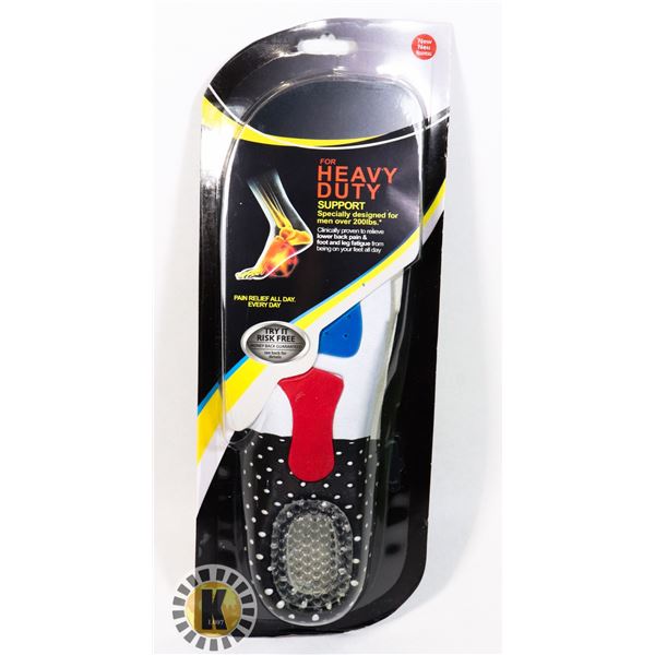 NEW HEAVY DUTY SUPPORT TRIMMABLE MEN'S INSOLES