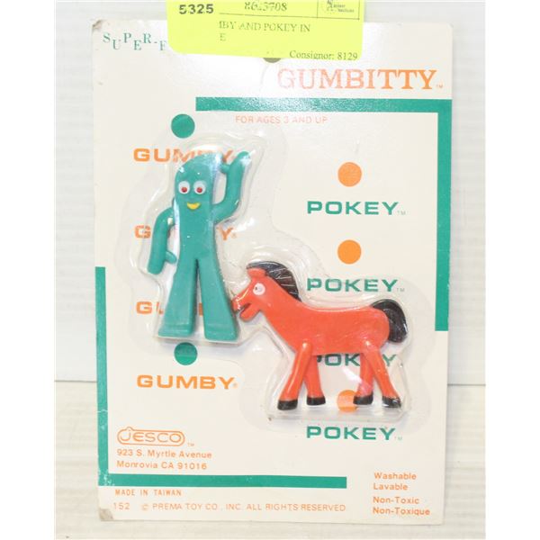 70'S GUMBY AND POKEY IN PACKAGE