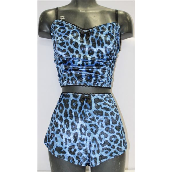 2 PIECE VELOUR CHEECKY NIGHT SET SIZE SMALL