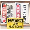 Image 1 : LOT OF 41 CAUTION/WARNING/DANGER SIGNS