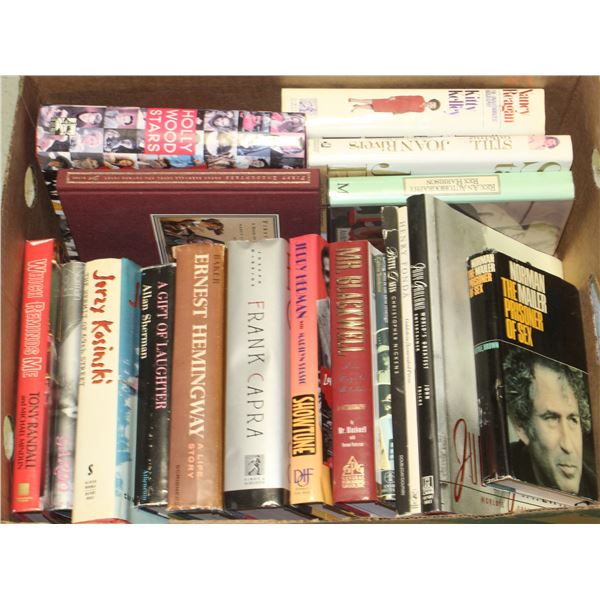 18 MIXED RARE OUT OF PRINT BOOKS HOLLYWOOD