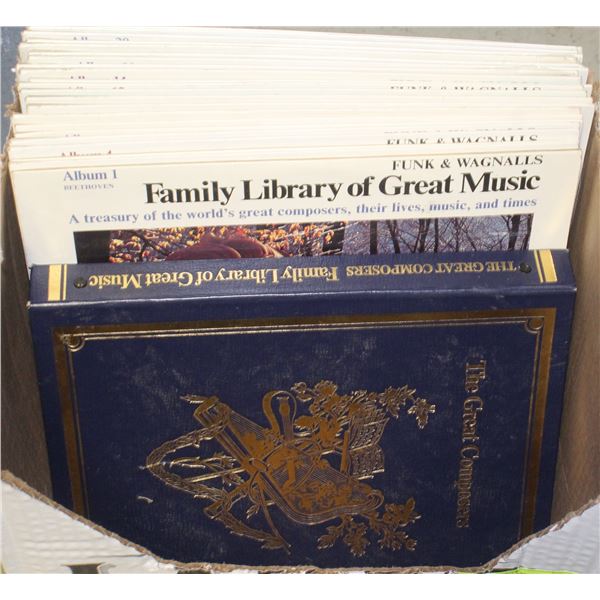 COMPLETE LIBRARY THE GREATEST COMPOSERS 22LPS