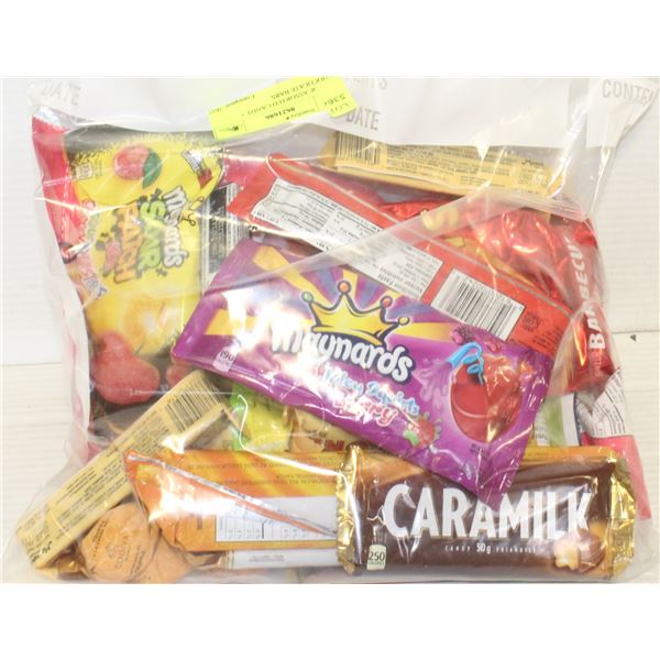 BAG OF ASSORTED CANDY + CHOCOLATE BARS