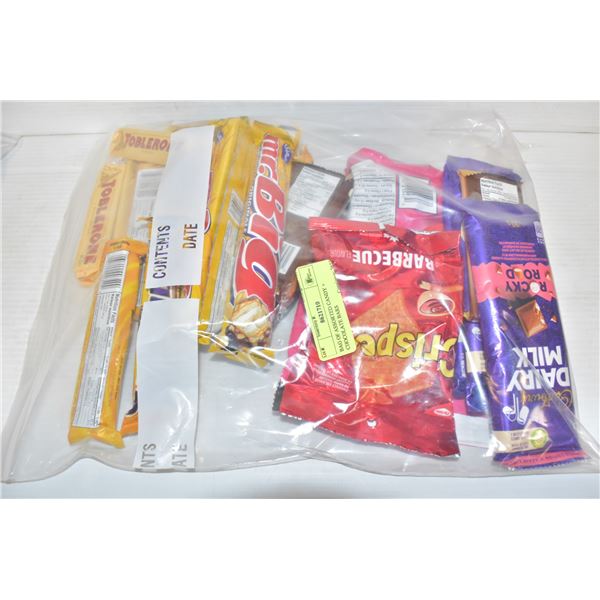 BAG OF ASSORTED CANDY + CHOCOLATE BARS