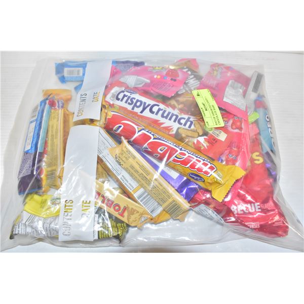 BAG OF ASSORTED CANDY + CHOCOLATE BARS
