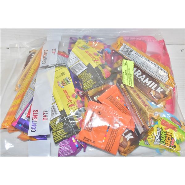 BAG OF ASSORTED CANDY + CHOCOLATE BARS