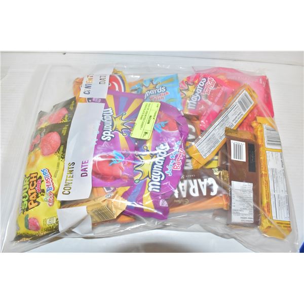 BAG OF ASSORTED CANDY + CHOCOLATE BARS