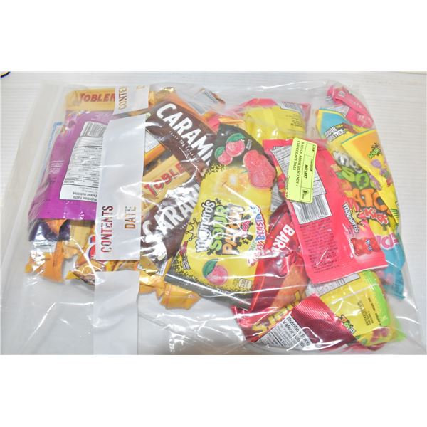 BAG OF ASSORTED CANDY + CHOCOLATE BARS