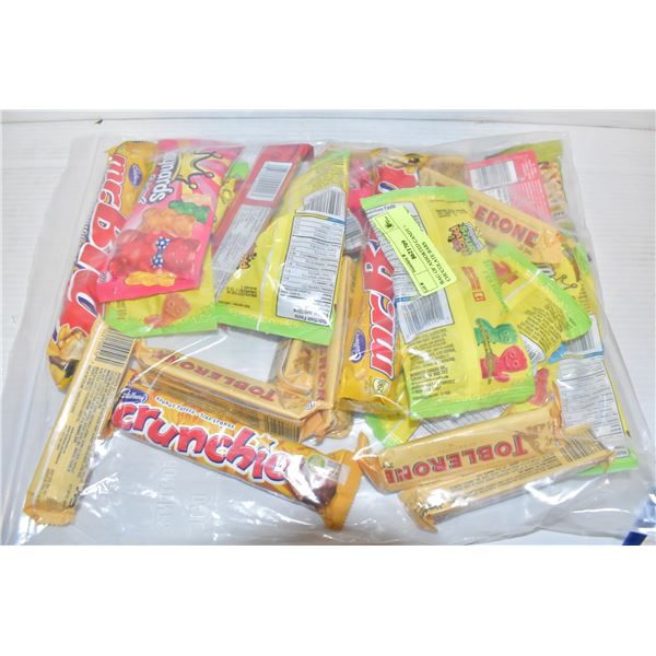BAG OF ASSORTED CANDY + CHOCOLATE BARS