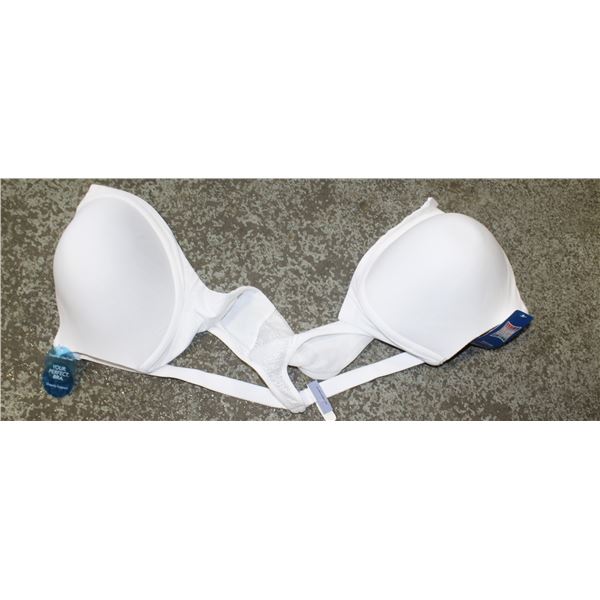 NEW WHITE HANES BRA - 2XL