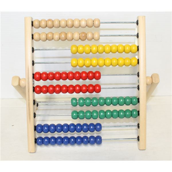 ABACUS APPROX. 12 X 12 WOOD