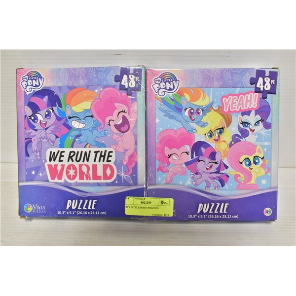 2 MY LITTLE PONY PUZZLES