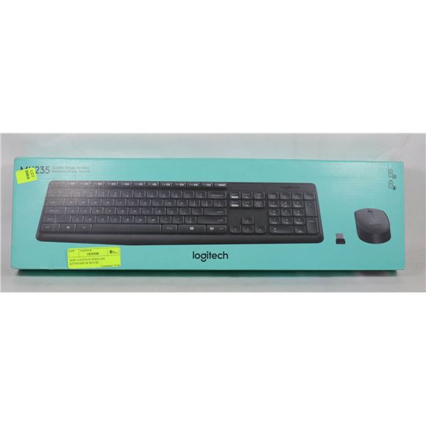 LOGITECH WIRELESS KEYBOARD - NO MOUSE OR CARD