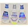 Image 1 : 3 PACK OF CREST 3D WHITE MOUTHWASH 946ML
