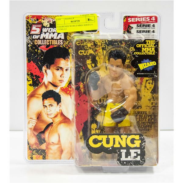 UNOPENED WORLD MMA SERIES 4- CUNG LE