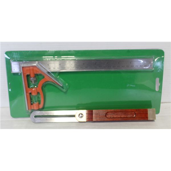SET OF LEVEL RULERS FOR DRAFTING AND CONSTRUCTION
