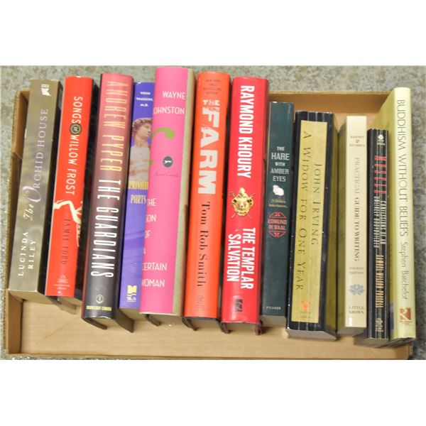 SELECTION 12 FICTION + NON FICTION NOVELS