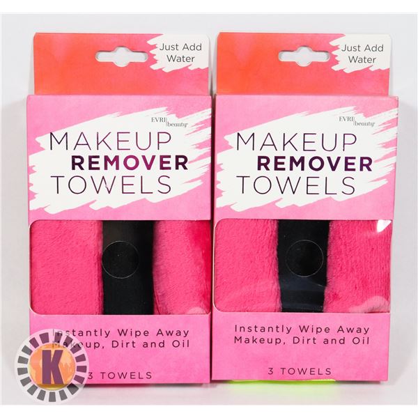 2 NEW PACKS OF MAKE UP REMOVER CLOTHS
