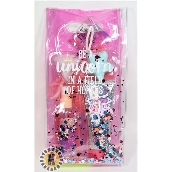 NEW UNICORN THEME BATH GIFT SET