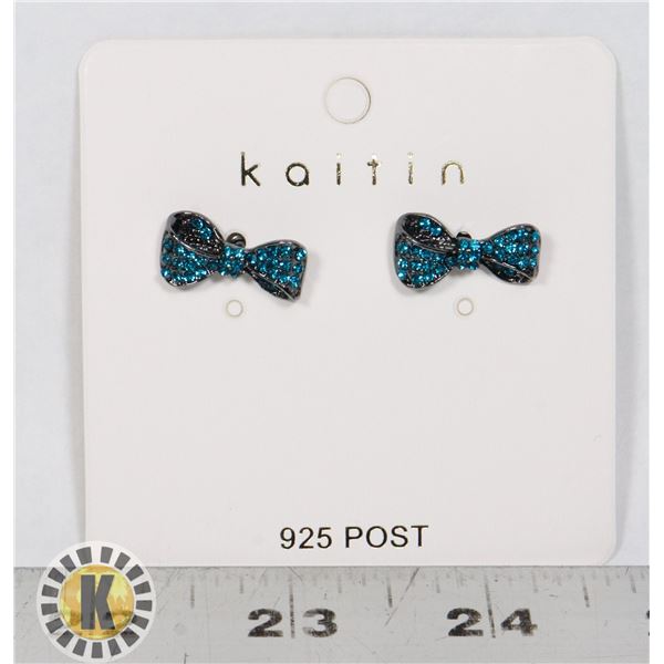 NEW HAIR BOW THEME STUD EARRINGS
