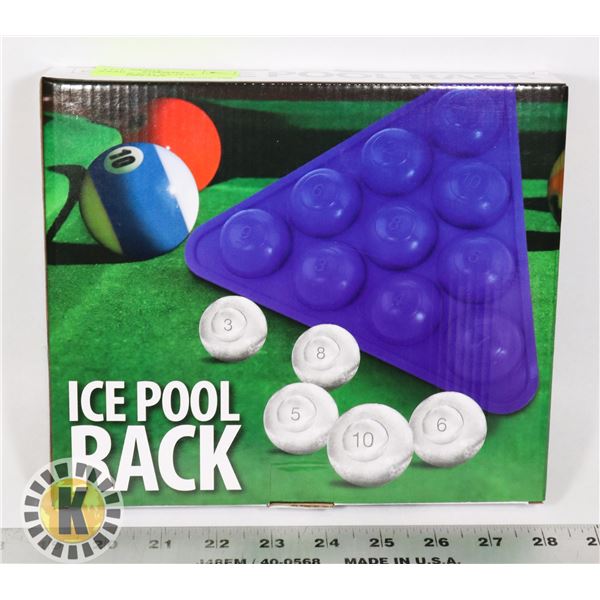 NEW POOL BALL ICE TRAY. DISHWASHER SAFE