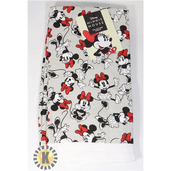 NEW DISNEY 2PC MINI MOUSE KITCHEN TOWEL SET